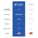 5 Gallon Bucket with Gamma Seal Screw on Airtight Lid, Food Grade Storage, Premium HPDE Plastic, BPA Free, Durable 90 Mil All Purpose Pail, Made in USA. 1 Count