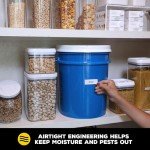 Gamma2 Seal Lid Combo 3pk: Red, White & Blue; Made in USA, Fits a 3.5 to 7 Gallon Bucket