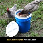 Gamma2 Seal Lid Combo 3pk: Red, White & Blue; Made in USA, Fits a 3.5 to 7 Gallon Bucket