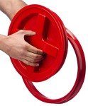 5 Gallon Red Gamma Seal Lid | 2 Pack