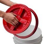 5 Gallon Red Gamma Seal Lid | 2 Pack