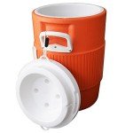 Igloo 5 Gallon Cooler with Seat Lid in Orange