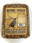 Desert Valley Wild Bird Seed Block Dove & Quail Delight (8-Pounds)