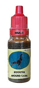 HULX 2 PCS, Rooster Booster Chicken Wound Care Skin Soother Healing 30 CC. Protection & Quickly Recover Skin Heal Wounds Pain After Fighting Fast Dries Work Well for Sore Mouth Face Feet Poultry Bird
