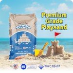 Sandpiper 25 Pound Premium Grade Multi-Use Play Sand with Chemical Free Formula for Sandboxes, Pet Areas, Pavers, and Walking Stones