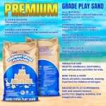 Sandpiper 25 Pound Premium Grade Multi-Use Play Sand with Chemical Free Formula for Sandboxes, Pet Areas, Pavers, and Walking Stones