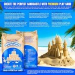 Sandpiper 25 Pound Premium Grade Multi-Use Play Sand with Chemical Free Formula for Sandboxes, Pet Areas, Pavers, and Walking Stones