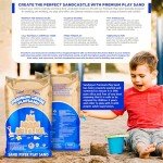 Sandpiper 25 Pound Premium Grade Multi-Use Play Sand with Chemical Free Formula for Sandboxes, Pet Areas, Pavers, and Walking Stones