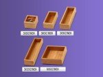 YBM Home & Kitchen Bamboo Drawer Organizer Box 14"Lx10"Wx2"H #319