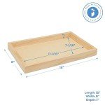 Wood Canvas Cradled 8 x 12 inch, Pack of 3 Blank Wood Panels for Painting, DIY Signs, Framing, Shadow Box, & Tray Crafts, by Woodpeckers