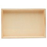 Wood Canvas Cradled 8 x 12 inch, Pack of 3 Blank Wood Panels for Painting, DIY Signs, Framing, Shadow Box, & Tray Crafts, by Woodpeckers