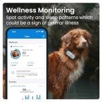 Tractive XL GPS Tracker & Health Monitoring for Dogs (50 lbs+) - Market Leading Pet GPS Location Tracker | Wellness & Escape Alerts | Waterproof | Works with Any Collar (Adventure Edition)
