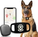Pet Tracker for Dog, Dog Tracker Smart Pet Location Tracker with Tracker Holder, Item Finder MFi Certificated Tracking Device, No Monthly Fee, Works with Find My (iOS Only) Not GPS Tracker