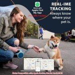 Pet Tracker for Dog, Dog Tracker Smart Pet Location Tracker with Tracker Holder, Item Finder MFi Certificated Tracking Device, No Monthly Fee, Works with Find My (iOS Only) Not GPS Tracker