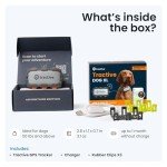 Tractive XL GPS Tracker & Health Monitoring for Dogs (50 lbs+) - Market Leading Pet GPS Location Tracker | Wellness & Escape Alerts | Waterproof | Works with Any Collar (Adventure Edition)