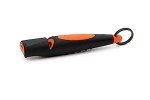 ACME The Alpha Black & Day Glow Orange Dog Training Whistle 210.5 Medium High Pitch, Single Note. Bright Sound Quality with New Comfort Grip. Weather-Proof Whistles Designed and Made in The UK.