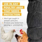 Stromberg's 1" Knotted Netting, Game Bird Netting for Pheasants & Quails, Heavy Duty, Chicken Coops, Gardening, UV-Resistant, 85 lb. Break Strength, 25'x25'