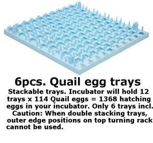 NEW GQF Sportsman Cabinet Incubator Hatcher 1502 model + Optional Egg Trays