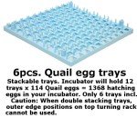 NEW GQF Sportsman Cabinet Incubator Hatcher 1502 model + Optional Egg Trays