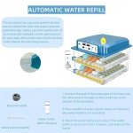 Vevitts 120 Egg Incubators for Hatching Eggs Automatic Temperature Control Chicken Quail Eggs Incubator Humidity Monitoring for Farm Egg Incubation