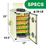 Cimuka CT120SH Full Automatic Digital Egg Incubator & Hatcher Combo | Hatching Time