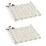 Farm Innovators 3200 Automatic 41 Spot Egg Turner for the Bottom of Incubators to Eliminate Manual Handling and Improve Hatching Rate, White (2 Pack)