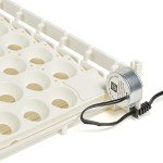 Farm Innovators 3200 Automatic 41 Spot Egg Turner for the Bottom of Incubators to Eliminate Manual Handling and Improve Hatching Rate, White (2 Pack)