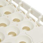 Farm Innovators 3200 Automatic 41 Spot Egg Turner for the Bottom of Incubators to Eliminate Manual Handling and Improve Hatching Rate, White (2 Pack)