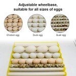 Morishima Automatic Multifunction Incubator Egg Tray Turning Hatcher for Chickens/Ducks/Birds/Poultry（9 Tubes）