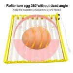 Morishima Automatic Multifunction Incubator Egg Tray Turning Hatcher for Chickens/Ducks/Birds/Poultry（9 Tubes）