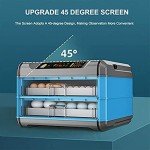 Egg Incubator, Fully Automatic Poultry Hatcher + Intelligent Temperature Control and Humidity Control, Efficient Turning Hatcher for Chickens Ducks Geese Birds