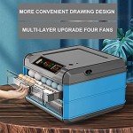 Egg Incubator, Fully Automatic Poultry Hatcher + Intelligent Temperature Control and Humidity Control, Efficient Turning Hatcher for Chickens Ducks Geese Birds