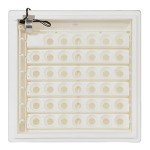 Farm Innovators 4250 Heated Digital Circulated Air Incubator (encubadora para huevos) w/Automatic Egg Turner for Improved Egg Hatching, White (2 Pack)