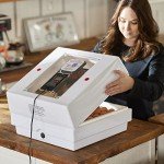 Farm Innovators 4250 Heated Digital Circulated Air Incubator (encubadora para huevos) w/Automatic Egg Turner for Improved Egg Hatching, White (2 Pack)