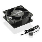 AC Infinity AXIAL 1238W, Muffin Fan, 120V AC 120mm x 38mm High Speed, for DIY Cooling Ventilation Exhaust Projects