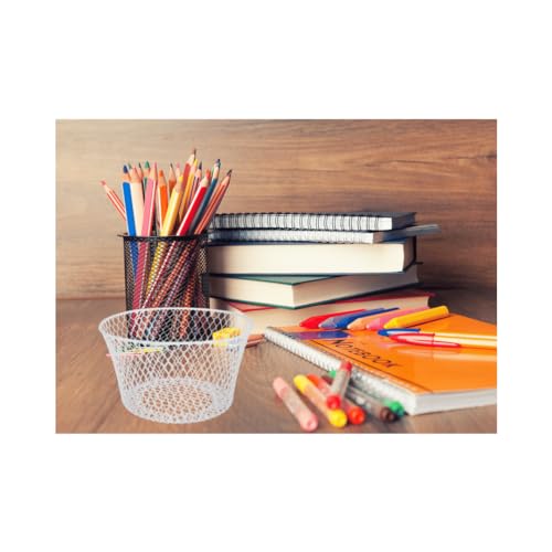 White Round Coated Wire Quail Egg Baskets - 4 Pack