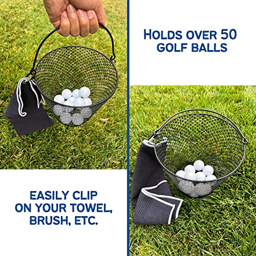 Quail Egg Wire Collection Baskets with Handle (2 Pack)