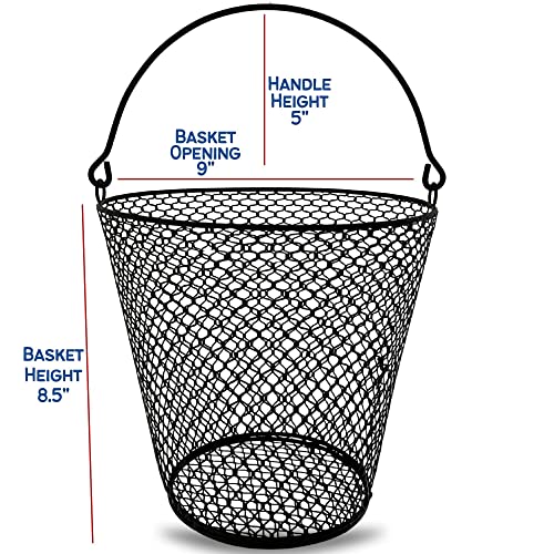 Quail Egg Wire Collection Baskets with Handle (2 Pack)