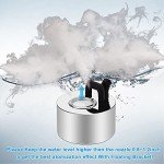 FITNATE 350ml/H Mist Maker Metal Fogger Atomizer for Water Fountain Pond Pot Rockery Sink, with Removable Splash Guard,Atomized disc and Changing Tools
