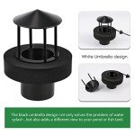 Mxmoonant Black Splash Guard & Float for Single-Head Ultrasonic Mist Maker Water Depth Greater Than 10cm/3.94inch(No Mist Maker Machine)