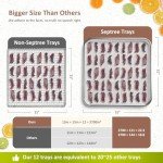 Ausegia Commercial Large 12 Trays Food Dehydrator, Usable Area up to 22.67ft², 1200W Full Stainless Steel Dryer Machine, up to 190℉ Temperature, for Meat, Fruit, Beef, Herbs, and Pet Food