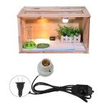 Aqur2020 Reptile Ceramic Heat Lamp Holder, Light Fixture Holder E27 Socket High Temperature Proof, Easy Installation, Universal Usage for Tortoise (US Plug 120V)