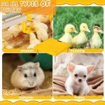 VIHOSE 20" x 20" Extra Large Brooder Heater for Chicks Brooder Heating Plate Pet and Poultry Warmer Warms up to 55 Chicks Adjustable Height and Livable Temperature 140 Fahrenheit