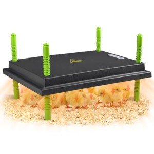 Shaledig Chick Brooder Heater Plate, Brooder Plate for Chicks with Adjustable Height & Temperature Display for Baby Chick&Duck, 30W Constant Temperature Control Chick Warmer for Energy Saving(12"x16")