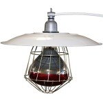 Rite Farm Products Industrial 12" BROODER LAMP Fixture Chicken for COOP House Chick Warmer Heat Light