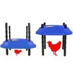 Coop Chick Brooder Heating Plate Brooder Heat Plate Warms Up to 15 Chicks - Chick Heater with 15 Adjustable Heights Safer Alternative to Heat Lamps - 16" x 24"for Baby Chick Duckling