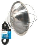 Woods 0165 Brooder Lamp with Bulb Guard;10.5 Inch Reflector and 6 Foot Cord (250 Watt; 18/2 SJTW); 0