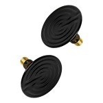 Simple Deluxe 250W Reptile Ceramic Heat Lamp Bulb Warm Emitter Brooder Coop Heater for Amphibian Pet & Incubating Chicken No Light Emitting, Snake/Lizard/Spider, 2-Pack