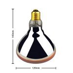 BONGBADA 2 Pack Heat Lamp Infrared Bulbs PAR38 Glass Lamp Bulb for Food Service, Brooder Bulb, Chicks, Pet, Bathroom, Light Therapy Use E26 Base, Flood Light Heat Lamp Bulb. (Red, 250W)