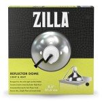 Zilla Silver Reflector Domes 8.5 Inches